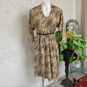 VTG Leopard Knit Dress Holt Renfrew Montreal